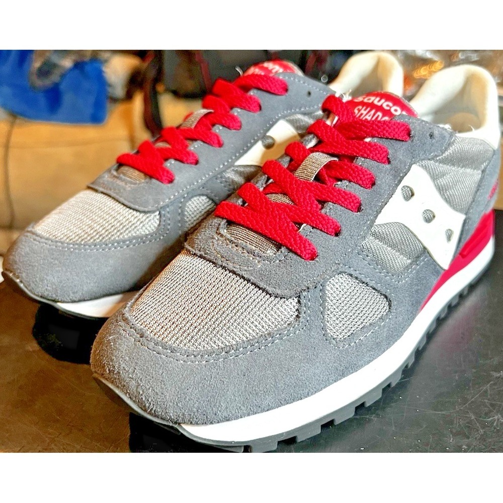 Saucony Shadow Original Sneakers (S1108-843) Women's Size 10 Running Gray/Pink - Picture 5 of 13